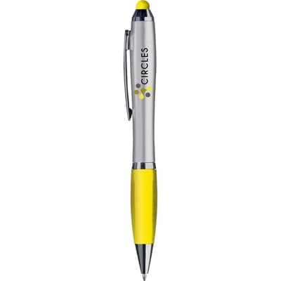 Plastic stylus ballpen