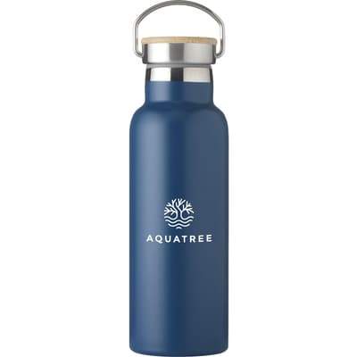 Recycled stainless steel double walled bottle (500ml)
