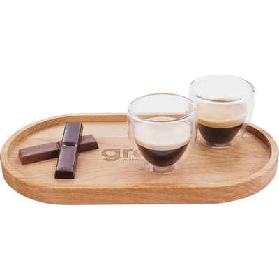 Bowls and Dishes beech wood serving board (27cm)
