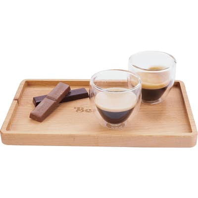 Bowls and Dishes beech wood serving board (24cm)