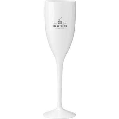 Reusable plastic champagne glass (150ml)