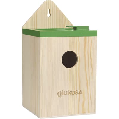 Wooden bird house