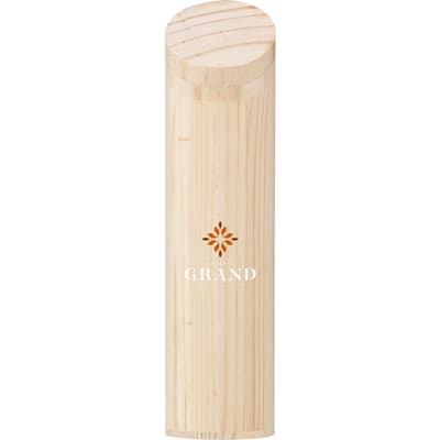 Pinewood bottle opener