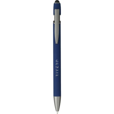 Luca Recycled aluminium soft touch ballpen