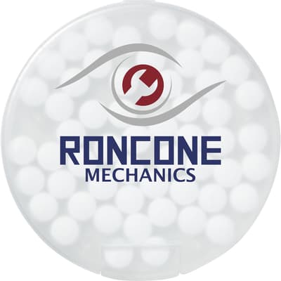 Round mint card