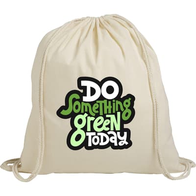 Cotton drawstring bag (100 gsm/2.95oz)