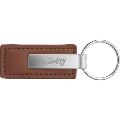Leather keyring