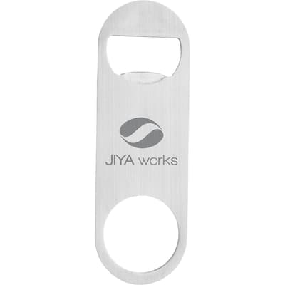 Metal bottle opener