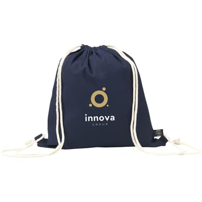 Recycled drawstring backpack (150gsm/4.42oz)