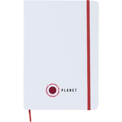 White cover notebook (approx A5)