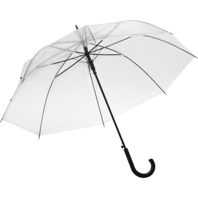 Transparent telescopic umbrella
