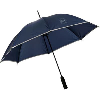 Reflective storm proof umbrella
