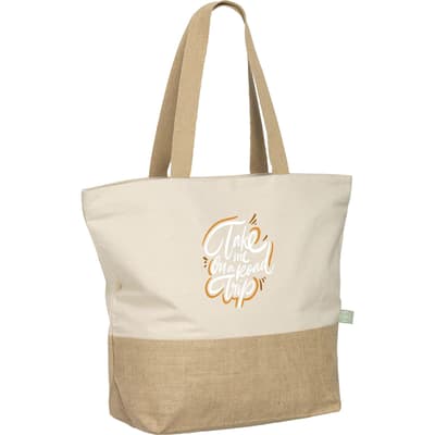 The Cancun - Organic cotton beach bag (320 gsm/9.4oz)