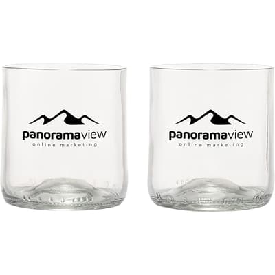 Rebottled® 2-pack drinking glasses
