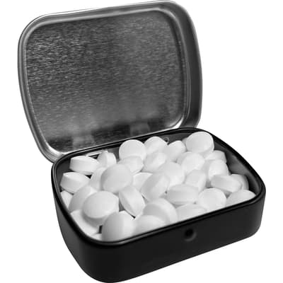 The Langham - Flat hinged tin with dextrose mints