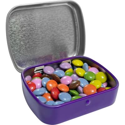The Pentlow - Flat hinged tin with choco's