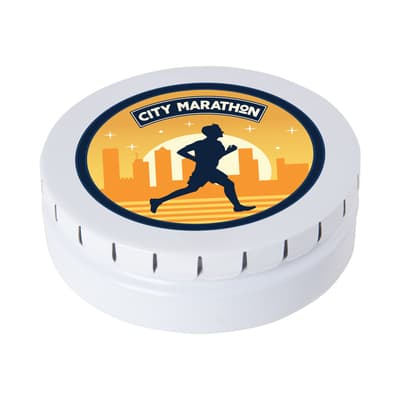 The Walden - Large round click tin with dextrose mints