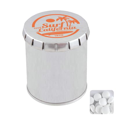 The Terling - Tall round click tin with dextrose mints