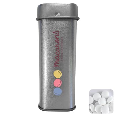 The Steeple - Tall hinged tin with dextrose mints