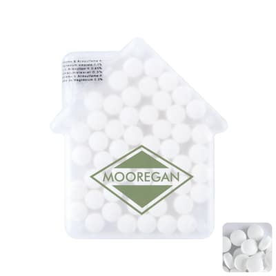 The Condo - House mint card with sugar free mints