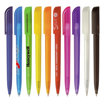 The Mag - Twist action frosted plastic ballpen
