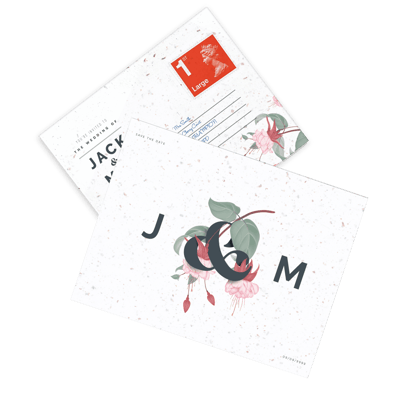 Seeded Paper Postcards A5 (2PP)