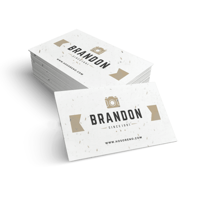 Seeded Paper Business Cards (1PP)