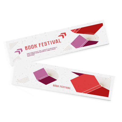 Large Seeded Paper Bookmarks (2PP)