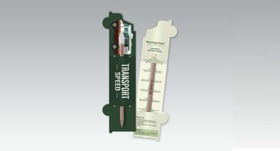 Blooming Pencil with Van Shaped Backing Card