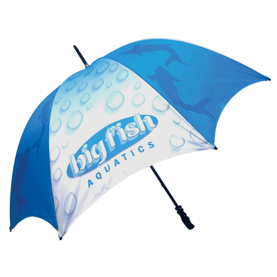 Branded Bedford Black Golf Umbrella