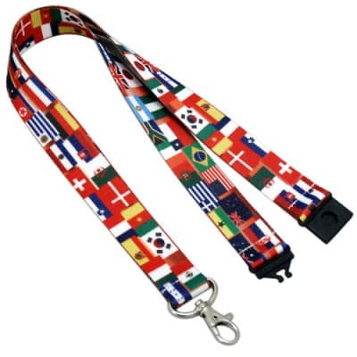 25mm x Dye Sublimated Lanyard With Safety Break And Thumb Trigger