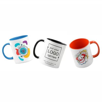 Cambridge 11oz Dye Sub Mugs Colour Inner and Handle