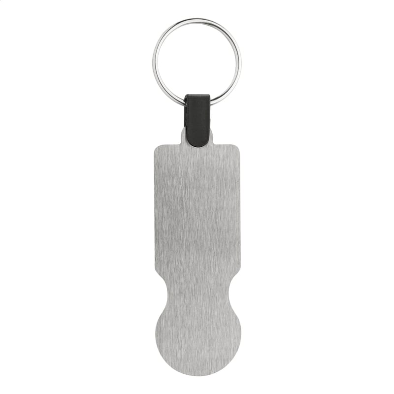 Custom Branded Trolley coin keyring