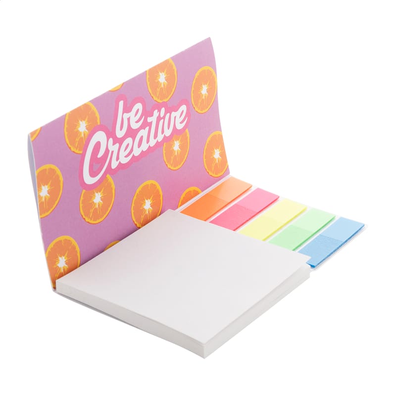 Custom sticky notepad