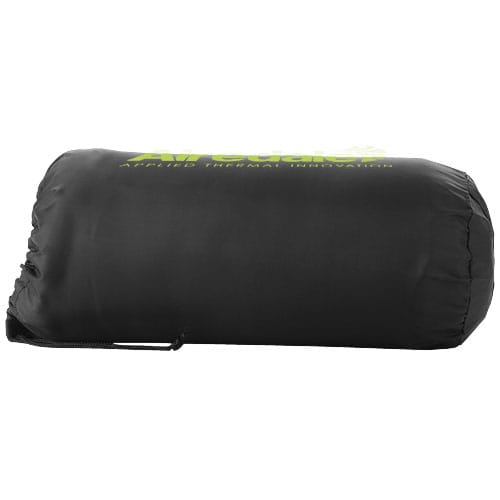 Custom Branded Huggy fleece plaid blanket with carry pouch 150x120 cm