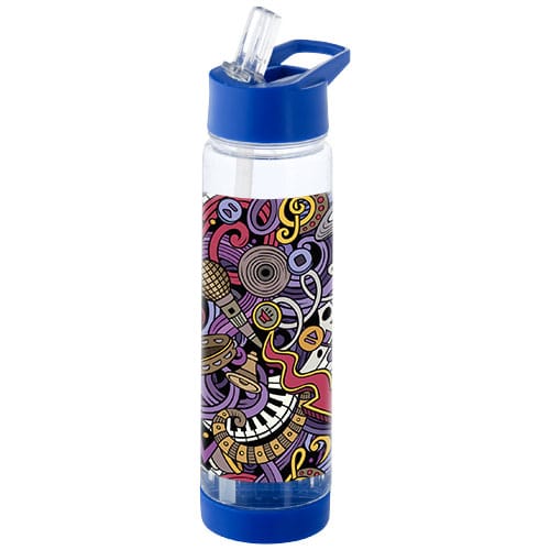 Custom Printed Tutti-frutti 740 ml Tritan™ infuser sport bottle