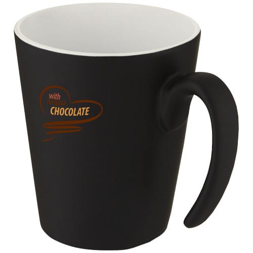 Custom Printed Oli 360 ml ceramic mug with handle