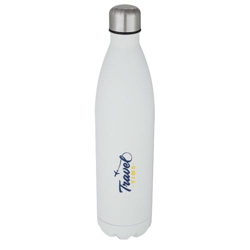 Custom Printed Cove 1 L vacuum insulated stainless steel bottle