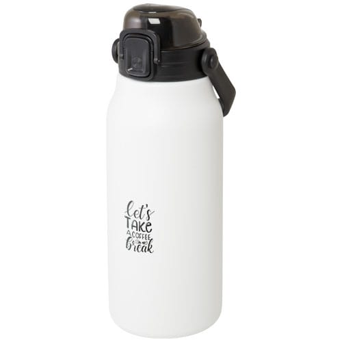 Custom Printed Giganto 1600 ml RCS certified recycled stainless steel copper vacuum insulated bottle