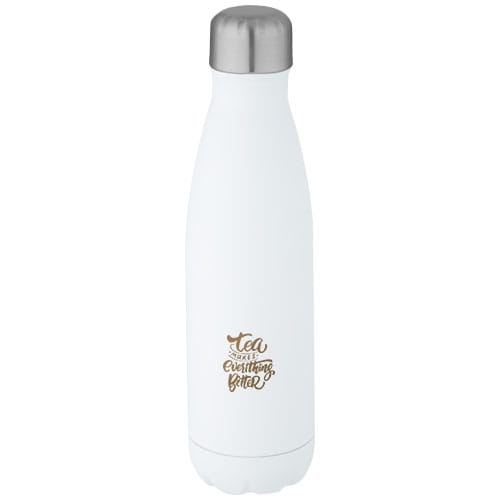 Custom Printed Cove 500 ml RCS certified recycled stainless steel vacuum insulated bottle 