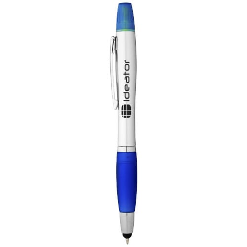 Promotional Nash stylus ballpoint pen and highlighter (black ink)