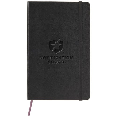 Promotional Moleskine Classic L hard cover notebook - squared