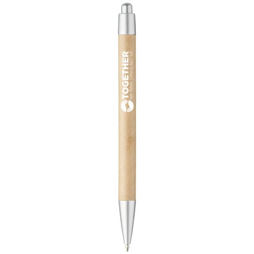 Promotional Tiflet recycled paper ballpoint pen (black ink)