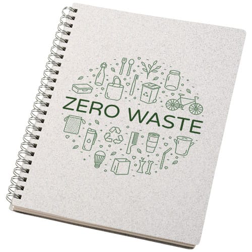 Promotional Bianco A5 size wire-o notebook