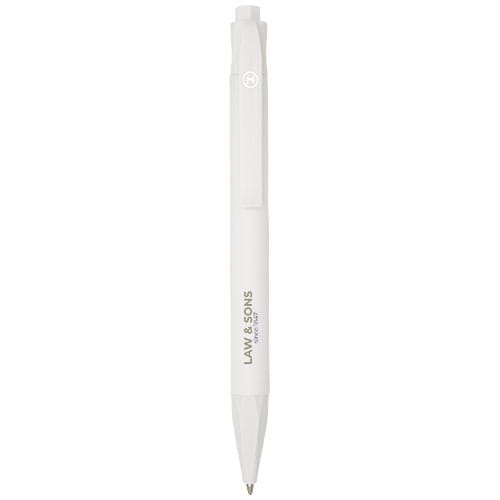 Promotional Terra corn plastic ballpoint pen (blue ink)
