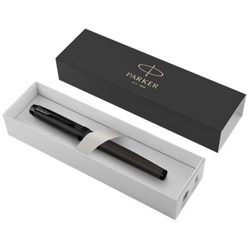 Promotional Parker IM achromatic rollerball pen (black ink)