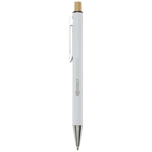 Promotional Cyrus recycled aluminium ballpoint pen (blue ink)