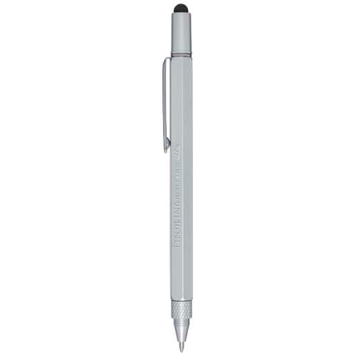 Promotional Dora recycled aluminium multifunctional pen (black ink)