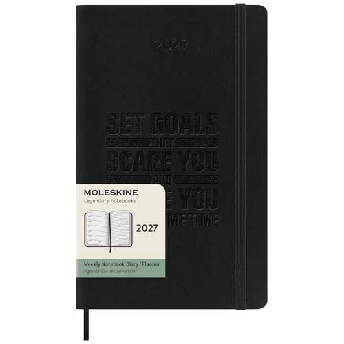 Promotional Moleskine soft cover 12 month weekly L planner