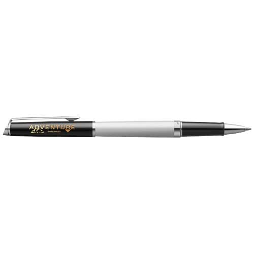 Promotional Hemisphere colour blocking rollerball pen with palladium trim (black ink)